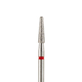 Fresa/Broca de diamante, forma de cilindrica roja 2.5